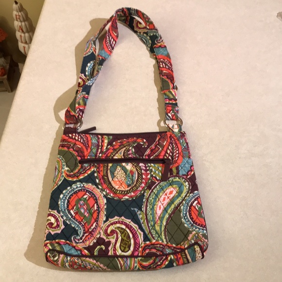 Very Bradley Hipster Crossbody Bag Beautiful FALL Colors 🍂🍁🎃 - Picture 7 of 8